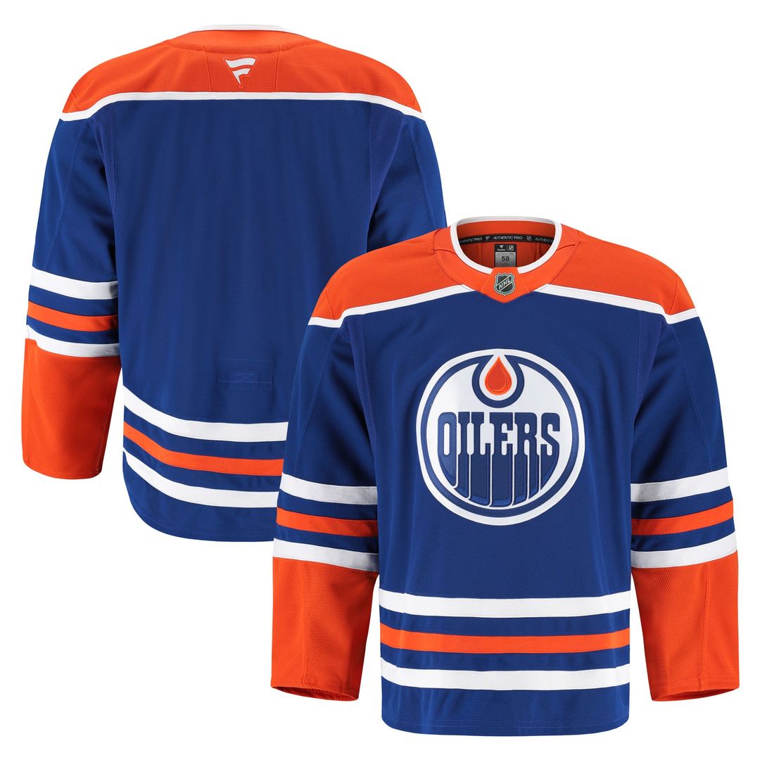 Edmonton Oilers Fanatics Alternate Authentic Pro Jersey - Light Beige