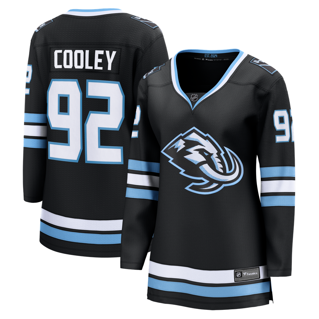 Logan Cooley Utah Mammoth Fanatics Women's Home Breakaway Jersey - Black