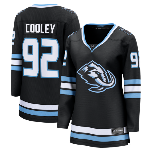 Logan Cooley Utah Mammoth Fanatics Women's Home Breakaway Jersey - Black