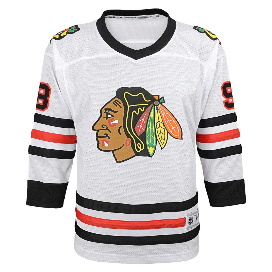 Connor Bedard Chicago Blackhawks Youth Away Player Replica Jersey - White