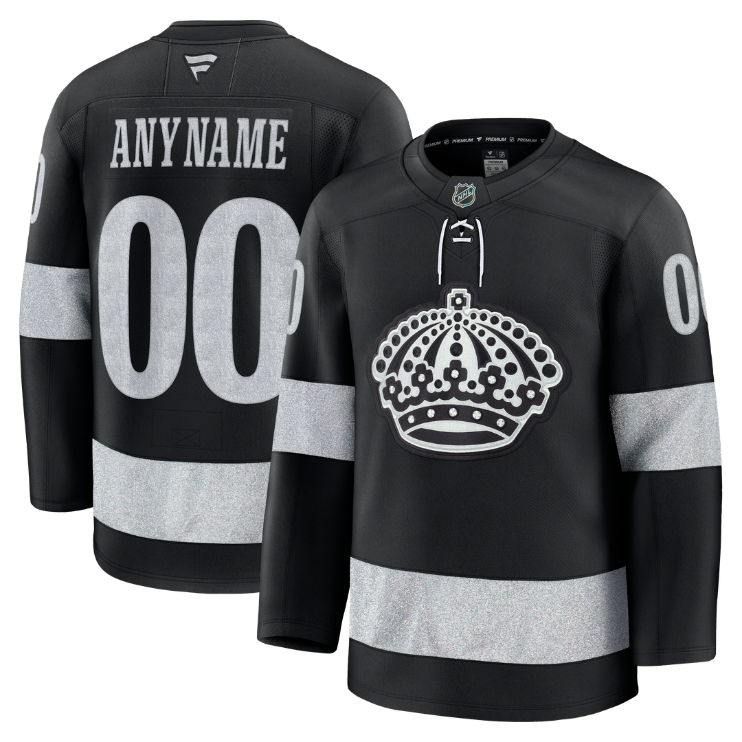 Los Angeles Kings Fanatics Alternate Premium Custom Jersey - Black