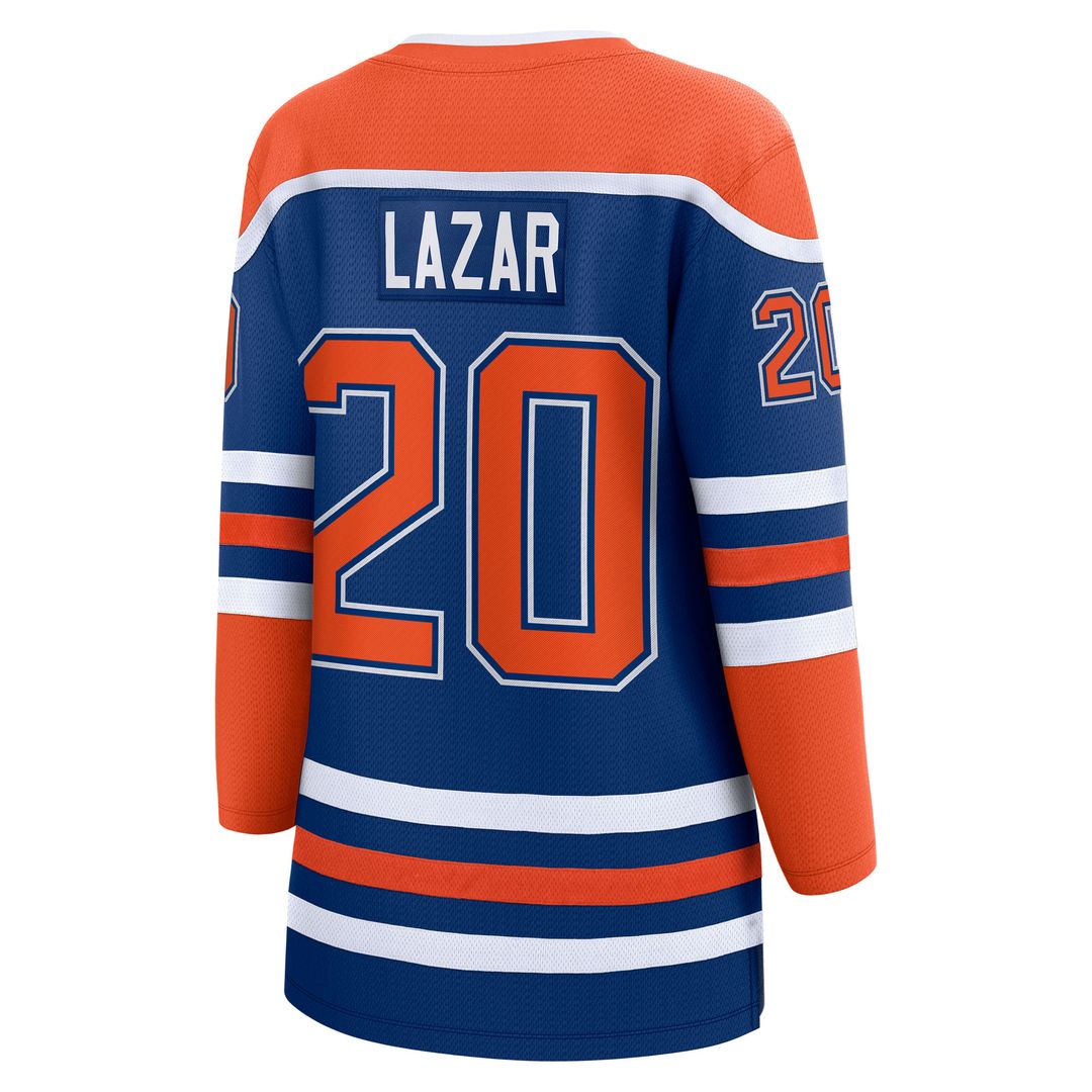 Curtis Lazar Edmonton Oilers Fanatics Women's Home Breakaway Jersey - Royal