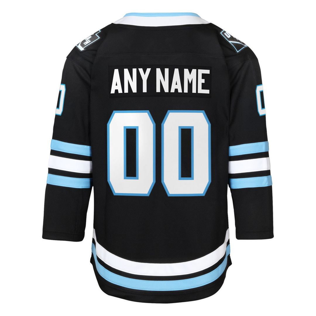 Utah Mammoth Youth Home Premier Custom Jersey - Black