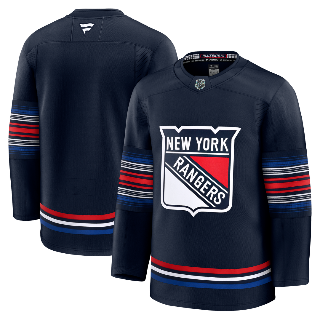 New York Rangers Fanatics Home Premium Jersey - Blue