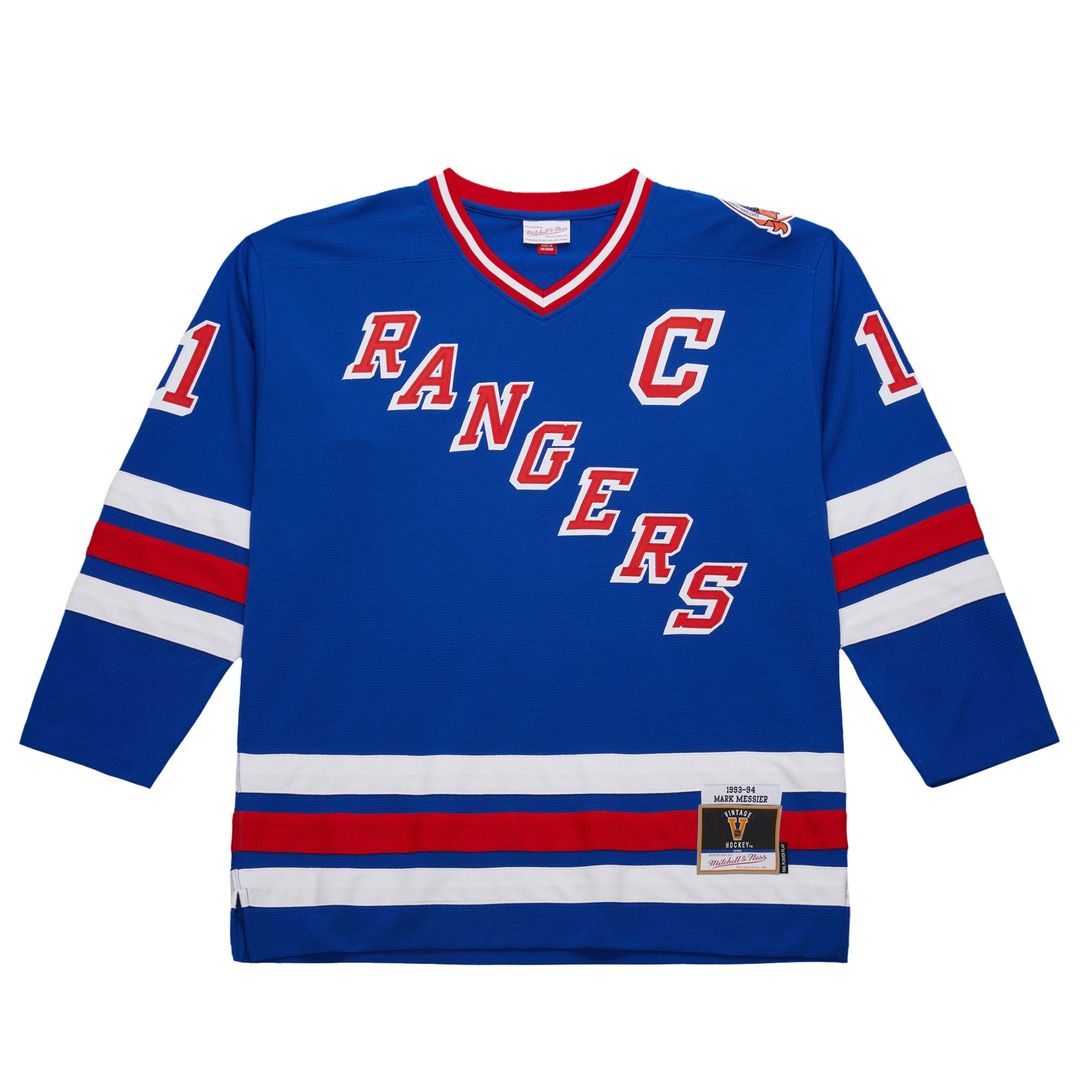 Mark Messier New York Rangers 1993-94 Power Play Jersey - Royal