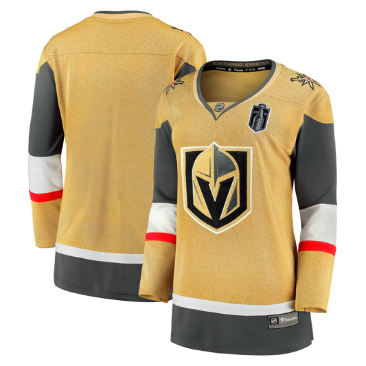 Vegas Golden Knights Fanatics Women's 2026 Stanley Cup Final Breakaway Jersey - Gold