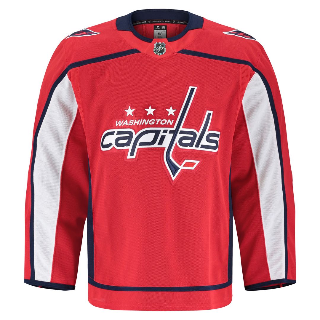 Washington Capitals Fanatics Home Authentic Pro Jersey - Red