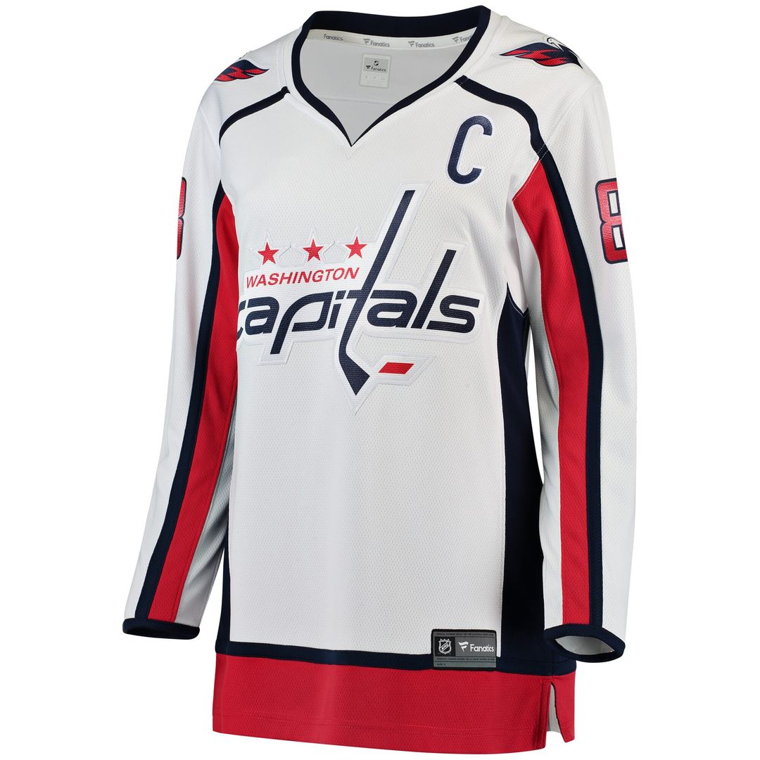 Alexander Ovechkin Washington Capitals Fanatics Women's Away Breakaway Jersey - White