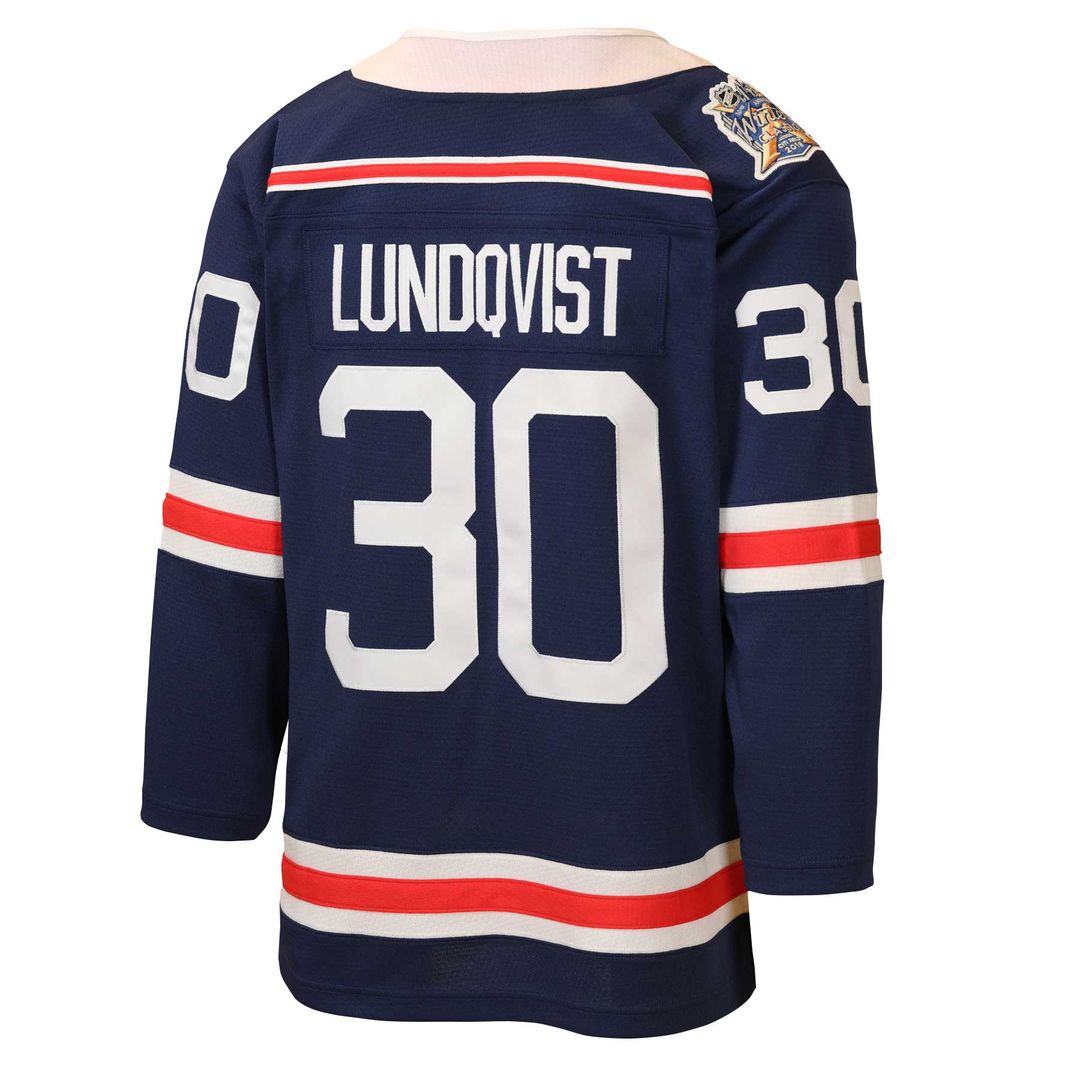Henrik Lundqvist New York Rangers Mitchell & Ness Youth 2018 Winter Classic Power Play Jersey - Navy