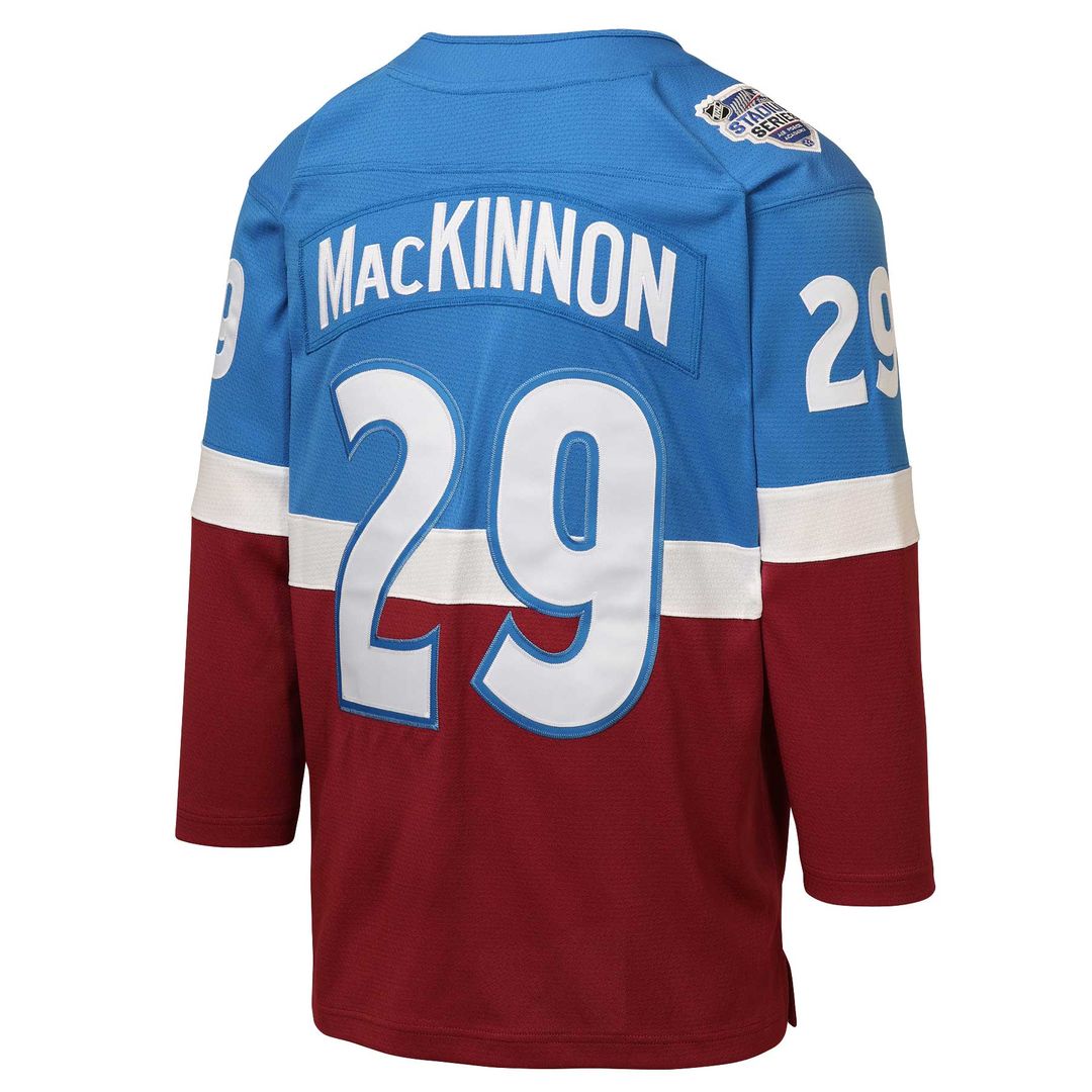 Nathan MacKinnon Colorado Avalanche Mitchell & Ness Youth 2020 Stadium Series Power Play Jersey - Blue/Burgundy