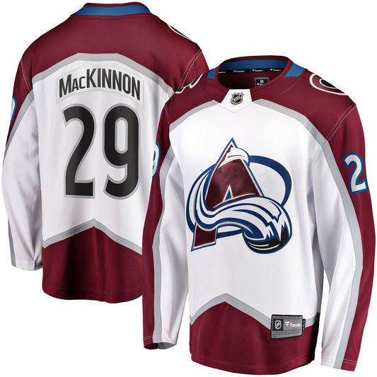 Nathan MacKinnon Colorado Avalanche Fanatics Breakaway Jersey - White