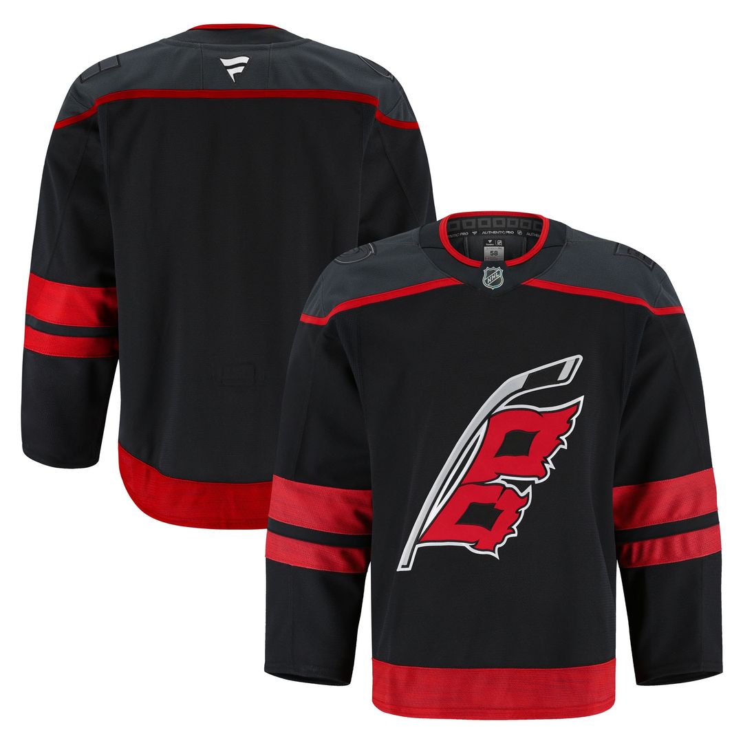 Carolina Hurricanes Fanatics Home Authentic Pro Jersey - Black