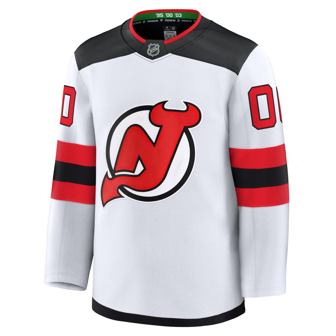 New Jersey Devils Fanatics Home Premium Custom Jersey - Red