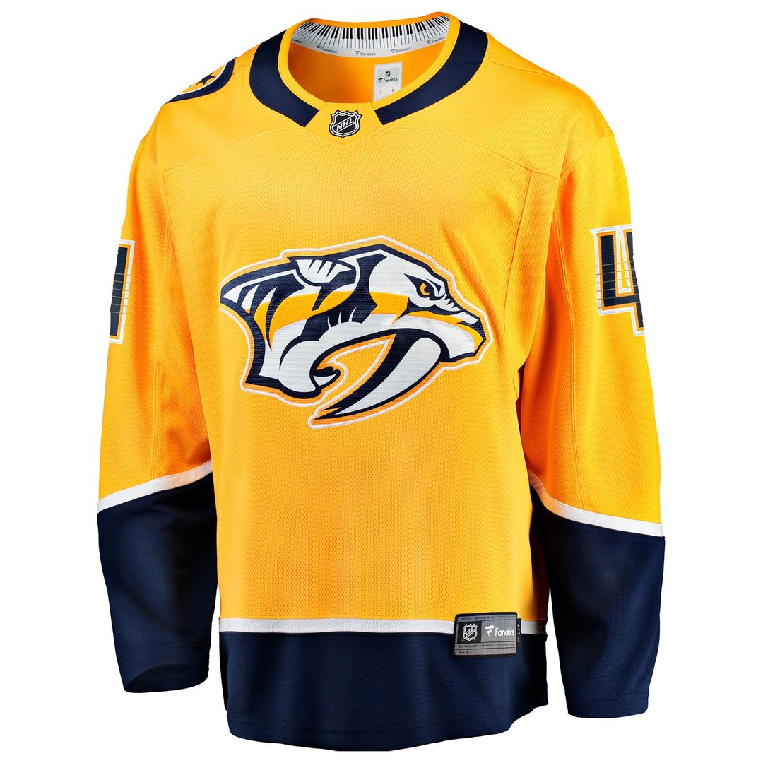 Nicolas Hague Nashville Predators Fanatics Home Breakaway Jersey - Gold