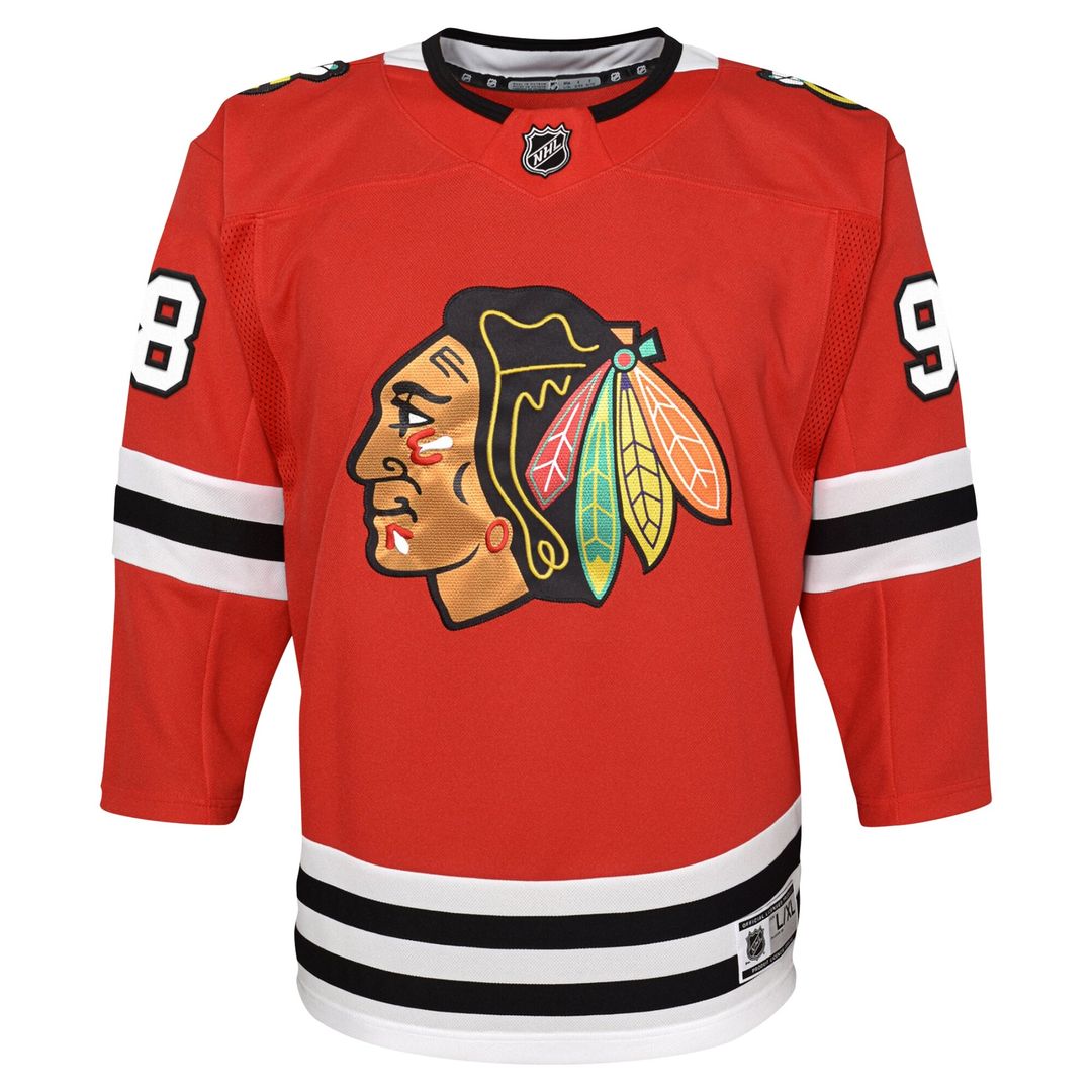 Connor Bedard Chicago Blackhawks Youth Home Premier?Player Jersey - Red