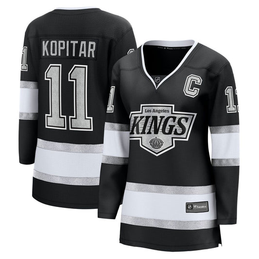 Anze Kopitar Los Angeles Kings Fanatics Women's Home Breakaway Jersey - Black