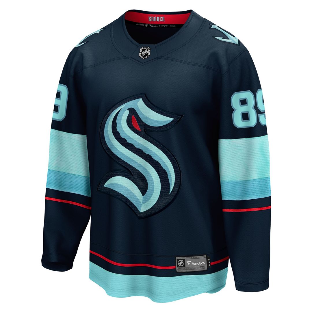 Frederick Gaudreau Seattle Kraken Fanatics Home Breakaway Jersey - Deep Sea Blue