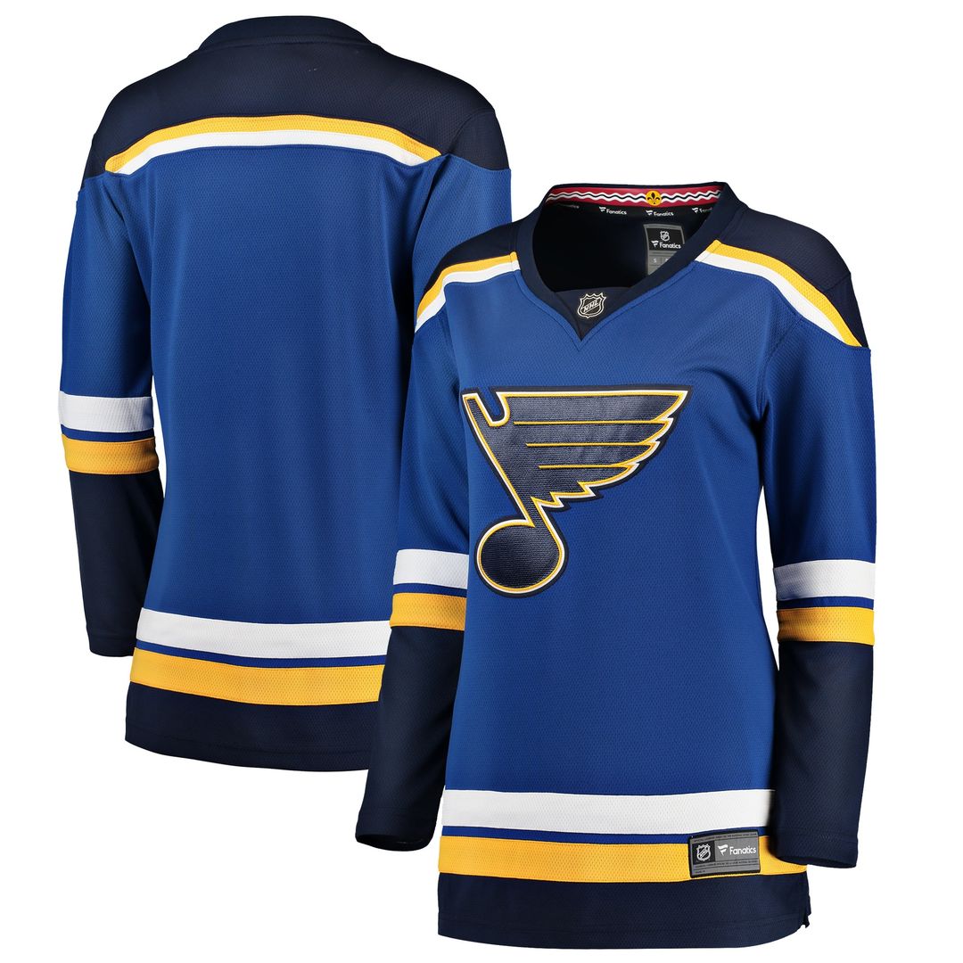 St. Louis Blues Fanatics Women's Home Breakaway Jersey - Blue